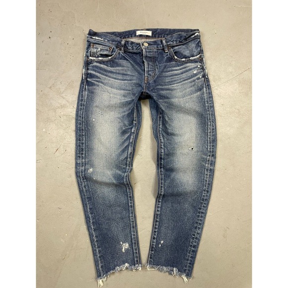 Moussy vintage‎ tapered faded distressed denim jeans Japanese - Picture 1 of 6